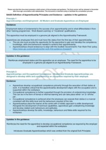 SAAB DoA Guidance Review - DRAFT - consultation document - STF