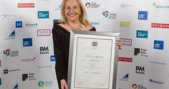 SQA honours Lorna Trainer with Fellowship